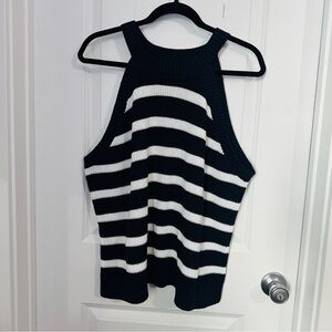 Old Navy High Neck Racerback Knit Tank Top Sz XXL